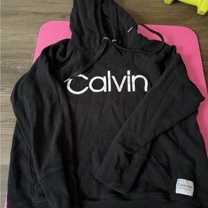 Calvin Klein Black Pullover with White Logo